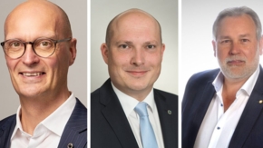 Steigenberger GMs Peter Mikkelsen, Daniel Hunger, Peter Martin Foto Steigenberger Hotels